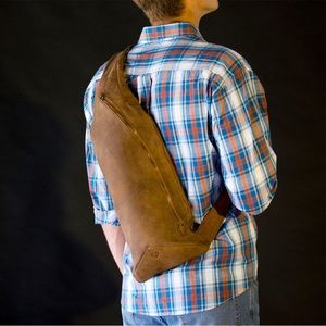 Nisnas Vortex Shadow Leather Bag